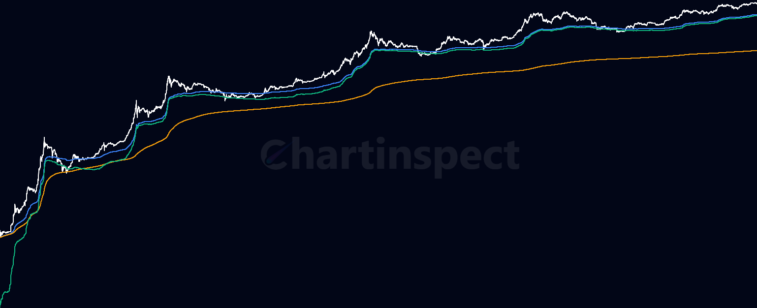 Bitcoin Valuation Metrics - Compare different Bitcoin capitalization metrics including Market Cap, Realized Cap, Investor Cap, and Thermocap. Each metric provides unique insights into network valuation from various economic perspectives.